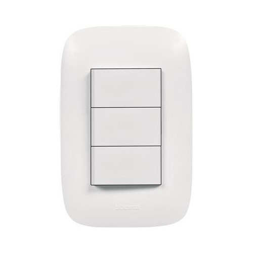 APAGADOR TRIPLE BT NOBILE AF2300EB 15A BLANCO