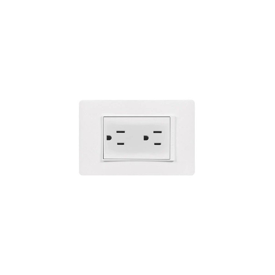 TOMA DOBLE POLARIZ LUZICA PU1228TR 2P + T