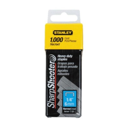 GRAPA USO PESADO STANLEY 6.3mm (1/4") TRA-704T