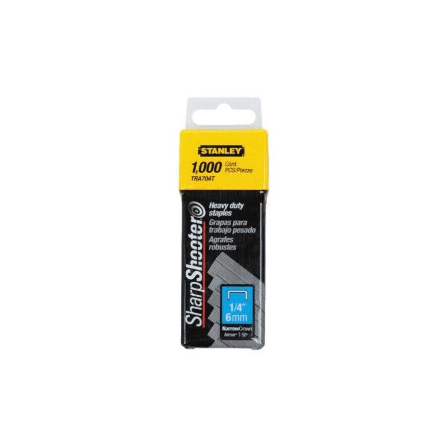 GRAPA USO PESADO STANLEY 6.3mm (1/4") TRA-704T