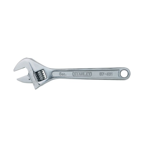 LLAVE FRANCESA  6" STANLEY 87-431 CROMADA