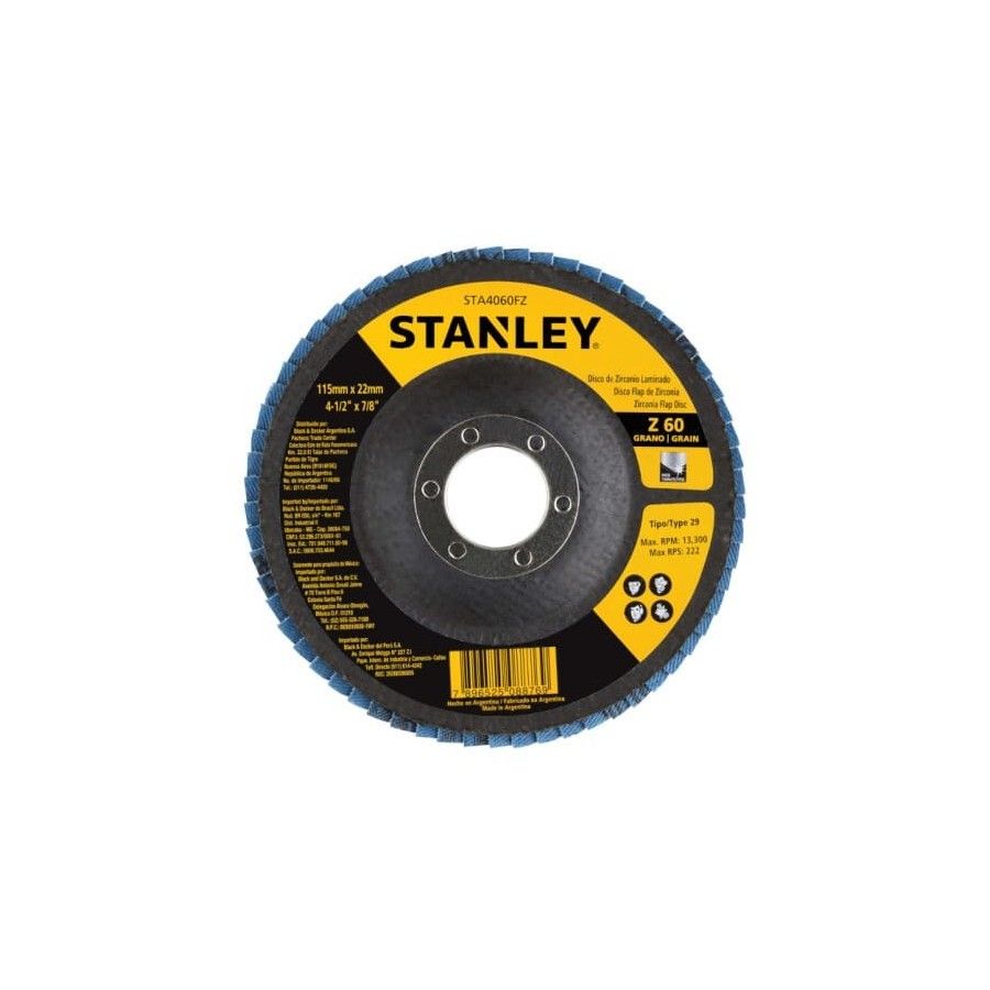DISCO FLAP 4,1/2"  #60 STANLEY IW4060FZ