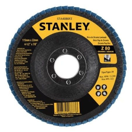 DISCO FLAP 4,1/2"  STANLEY  #80   STA4080FZ