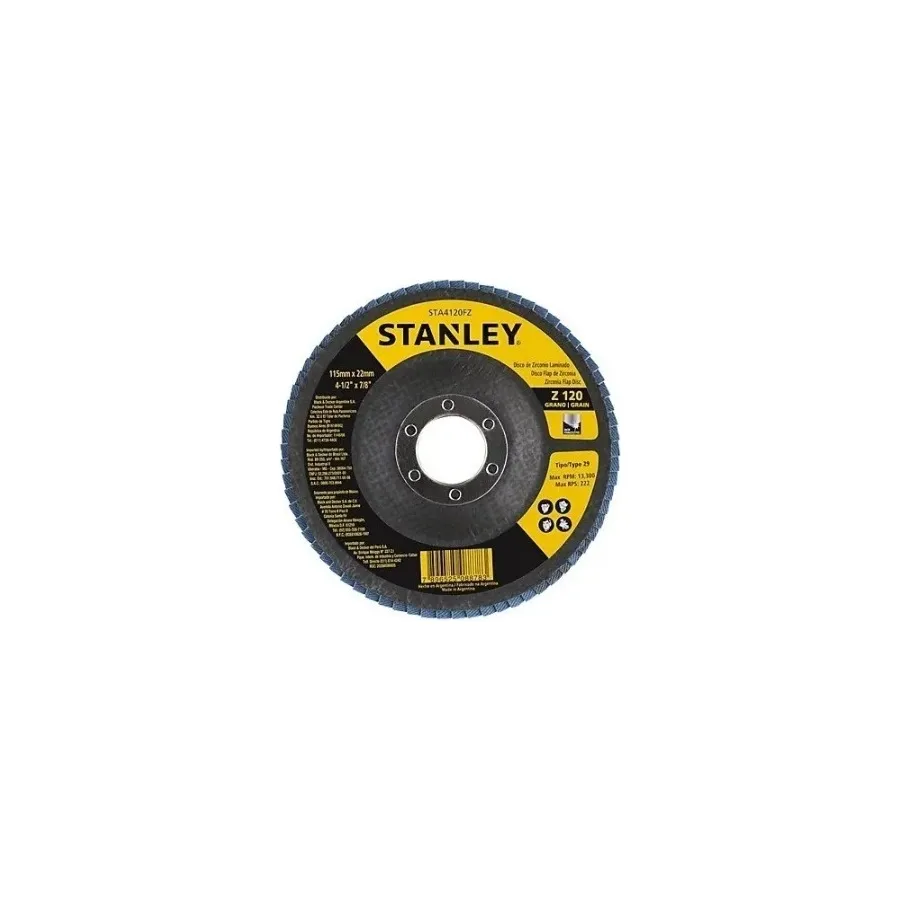 DISCO FLAP 4,1/2"  STANLEY  G #120  STA4120FZ