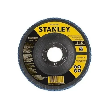 DISCO FLAP 4,1/2"  STANLEY  G #120  STA4120FZ