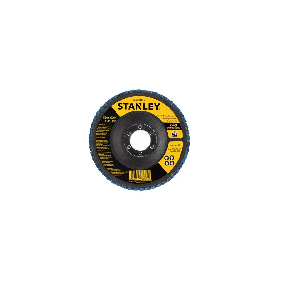 DISCO FLAP 4,1/2" STANLEY #40 STA4040FZ