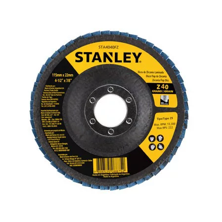 DISCO FLAP 4,1/2" STANLEY #40 STA4040FZ