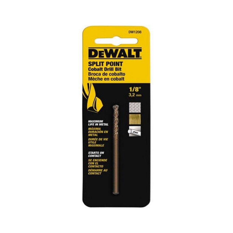 BROCA COBALTO  3,1mm (1/8") DEWALT DWA1208