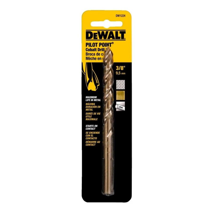 BROCA COBALTO  9,5mm (3/8") DEWALT DWA1224