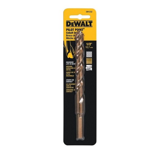 BROCA COBALTO 12,7mm (1/2") DEWALT DWA1232