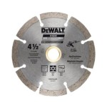 DISCO DIAMANTADO  4,1/2" SEGMENTADO DEWALT DW47452HP