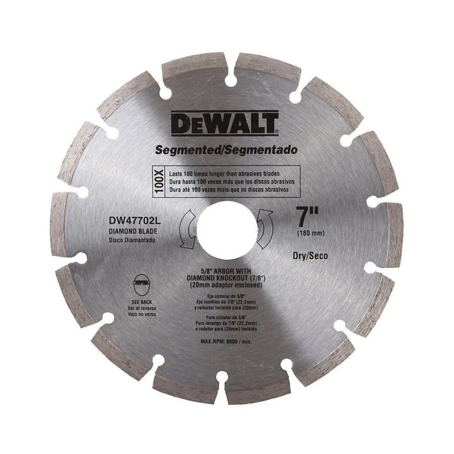 DISCO CORTE DIAMANTE SEGMENTADO 7" DEWALT DW47702L