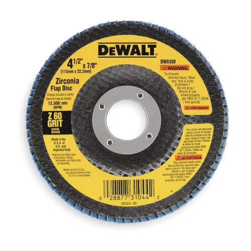DISCO FLAP 4,1/2" # 60 DEWALT DW8308