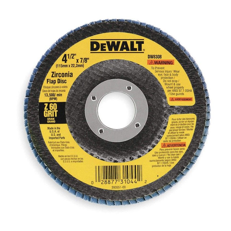 DISCO FLAP 4,1/2" # 60 DEWALT DW8308