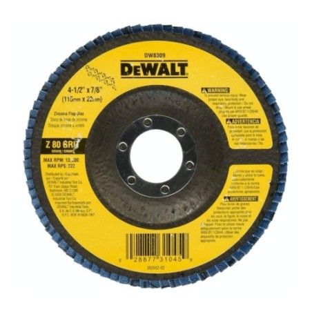 DISCO FLAP 4,1/2" No  80 DEWALT DW8309