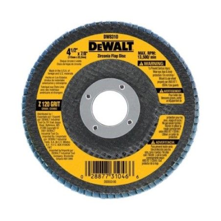 DISCO FLAP 4,1/2" No 120 DEWALT DW8310