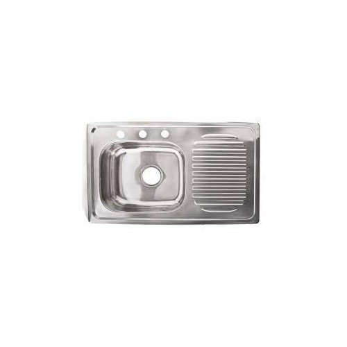 FREGAD INOX SOBRE 100x 50 IZQ FERMETAL FRE-16