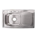 FREGAD INOX SOBRE 100x 50 IZQ FERMETAL FRE-16