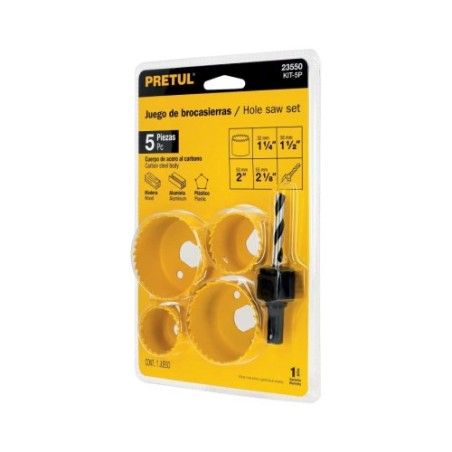 JGO BROCAS SIERRA  5pz PRETUL 23550 KIT-5P