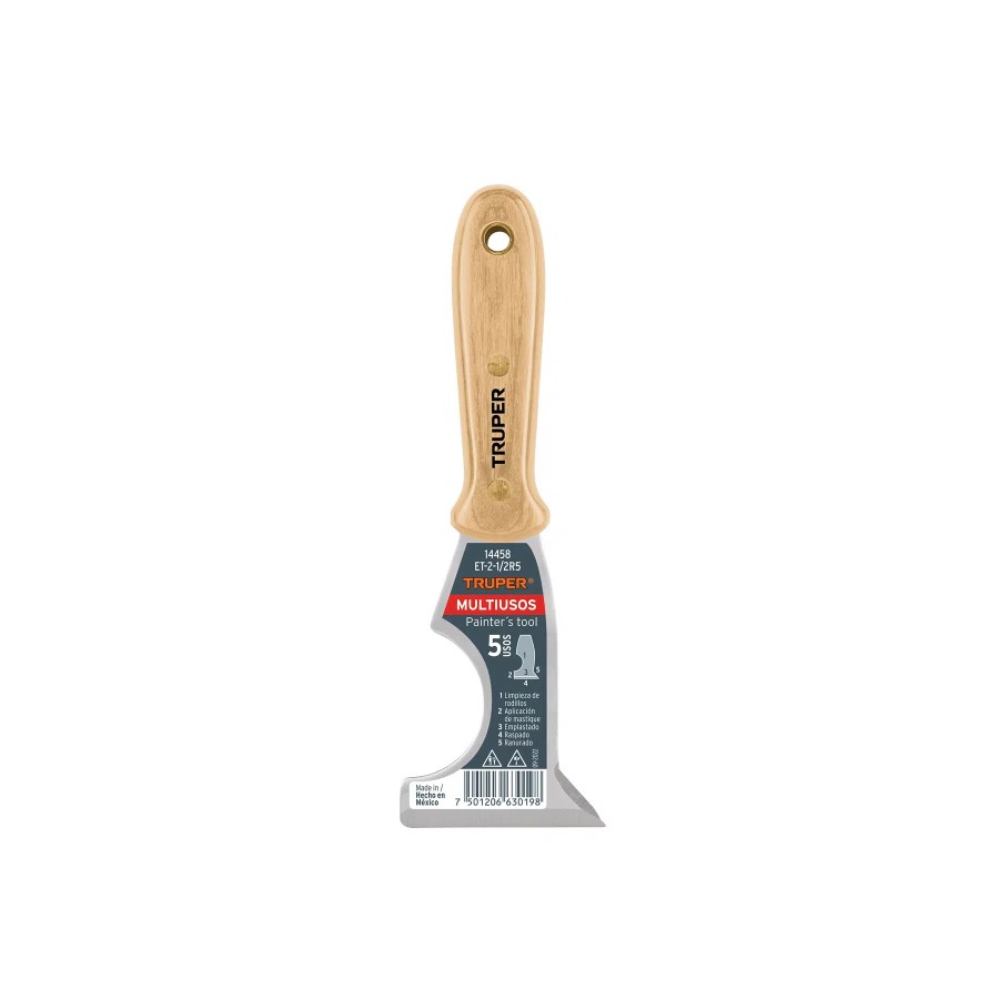 ESPATULA FLEX 5 FUNCIONES 14458 63mm (2,1/2Pulg) TRUPER