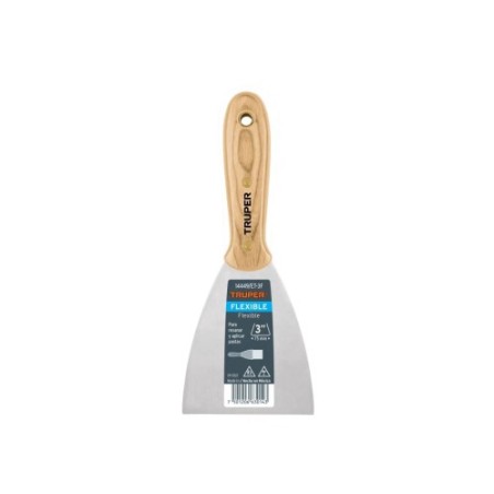 ESPATULA ACERO FLEX  75mm (3Pulg) 14449 TRUPER ET-3F