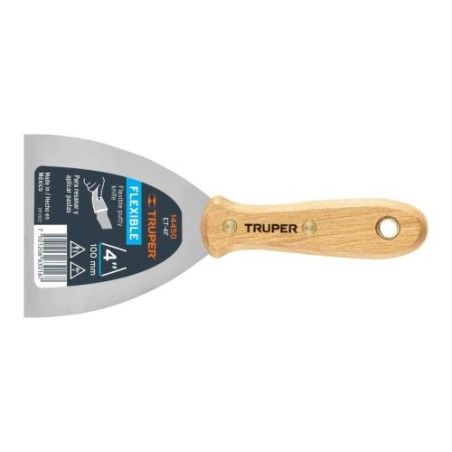 ESPATULA ACERO FLEX 100mm (4Pulg) 14450 TRUPER ET-4F