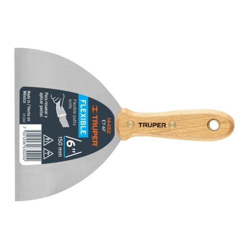 ESPATULA ACERO FLEX 150mm (6Pulg) 14452 TRUPER ET-6F