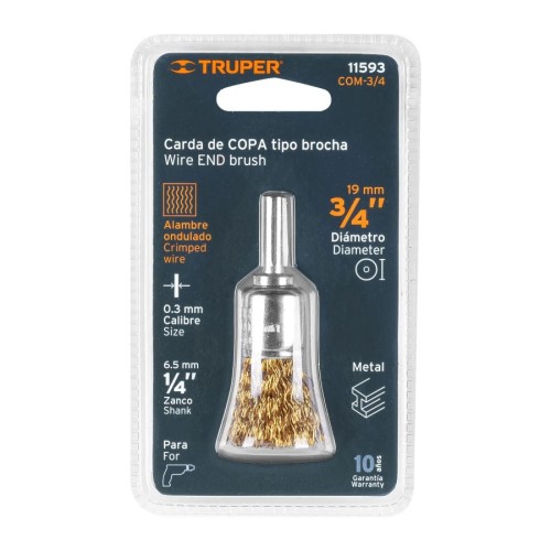 CEPILLO ACERO COPA TRUPER 3/4Pulg 11593 P/TALADRO