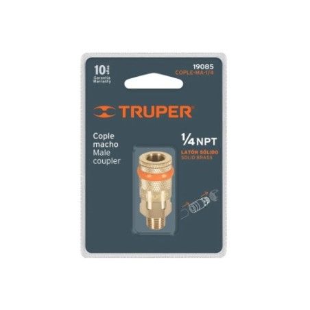 ACOPLE RAP M MANG 1/4Pulg NPT TRUPER 19085