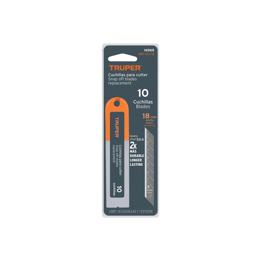 REP P/CUTTER TRUPER CUT-6 16965 10pz GRANDE