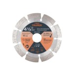 DISCO CORTE DIAMANTE SEGMENTADO  4,1/2Pulg TRUPER DDT-829D