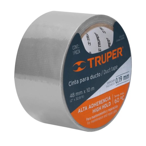 CINTA DUCTO 2"x 10,0mt TRUPER 12586