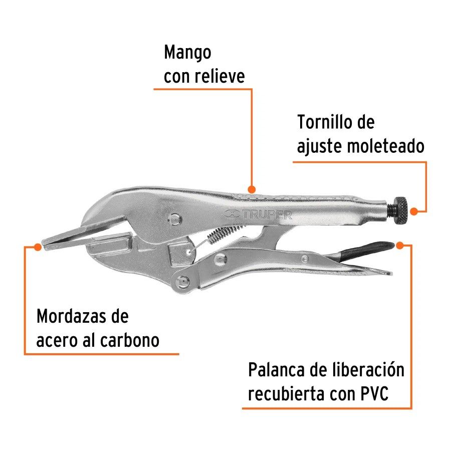 ALICATE P/HOJALATERO 8Pulg TRUPER PPP-8R-17425