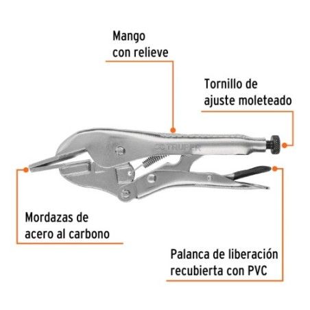ALICATE P/HOJALATERO 8Pulg TRUPER PPP-8R-17425