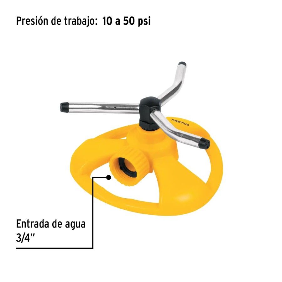 REGADERA JARDIN 3 BRAZ PLAST 20065 REG-3 PRETUL