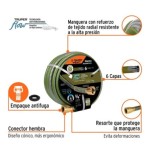 MANGUERA 5/8Pulg 30mt TRUPER 6 CAPAS 19744 V OLIVA