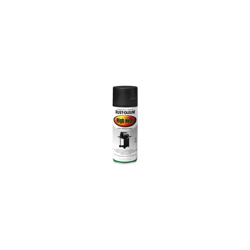 PINT SPRAY RUSTOLEUM P/ ALTA TEMPERATURA BBQ NEGRO 340G