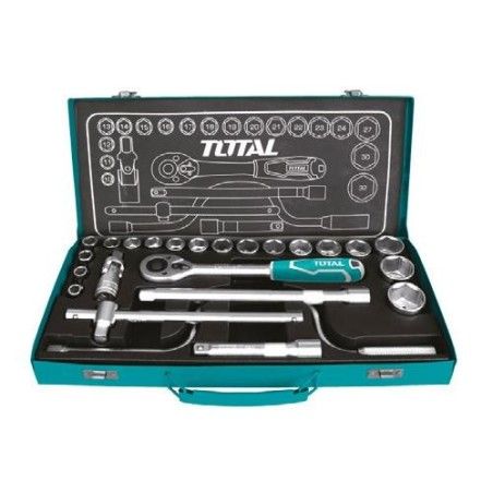 JGO CUBOS ESPIGA 1/2pulg TOTAL 24pz THT141253