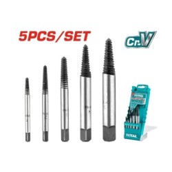 JUEGO EXTRACTOR P/TORNILLO TOTAL 5PCS TACSE0056
