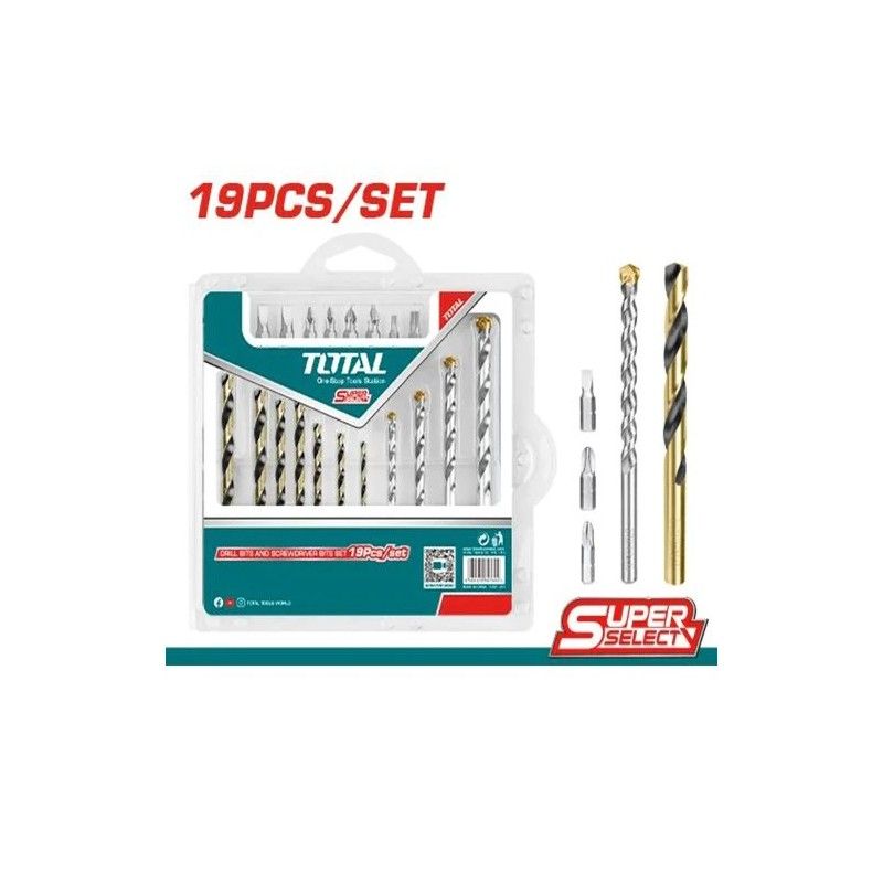 JGO BROCAS Y PUNTAS MIXTAS 19pz TOTAL UTACSDB1901