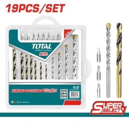 JGO BROCAS Y PUNTAS MIXTAS 19pz TOTAL UTACSDB1901