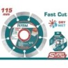 DISCO CORTE DIAMANTE SEGMENTADO 4,1/2pulg TOTAL TAC2111151