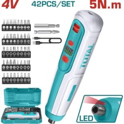 DESATORN BATERIA TOTAL 1/4pulg 4V 42pz TSDLI0403