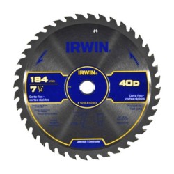 DISCO SIERRA  7,1/4 pulg  40d FINO  MADERA  IRWIN  15230LA