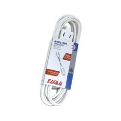 EXTENSION ELECT 2,7mt ( 9´) EAGLE 4405-9W 13AMP 125V-BLANCA