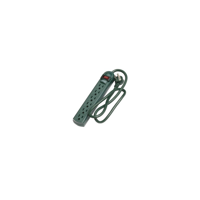 REGLETA VERDE EAGLE 6 TOMAS LUZ PILOTO 1135-G