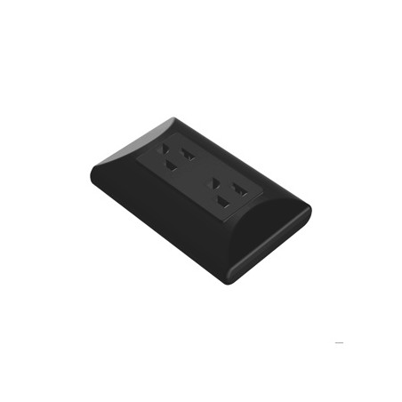 TOMA PARCHE NEGRO DOBLE POLO 77-BK NEGRO EAGLE (144)