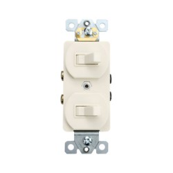 APAGADOR DOBLE BEIGE EAGLE 15A 271-V