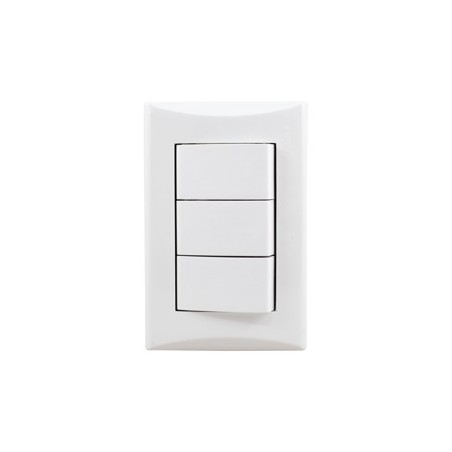 APAGADOR TRIPLE EAGLE #1005W PLATA BLANCO
