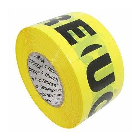 CINTA PRECAUCION AMARILLA TRUPER- 3 X 1000-/3